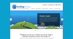 Desktop Screenshot of healinghosting.co.uk