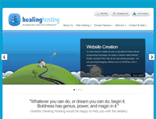 Tablet Screenshot of healinghosting.co.uk